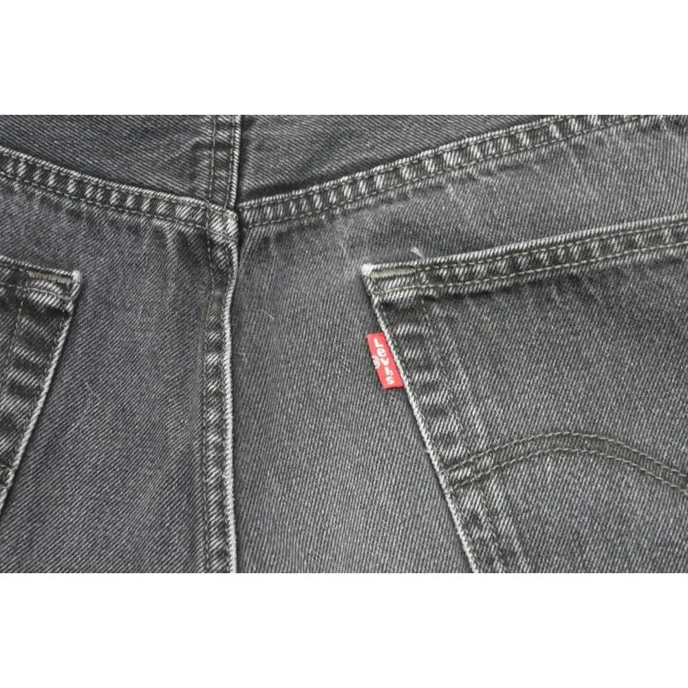 Levis 501 Double XX Straight Stretch Rugged Button‎ Fly Jeans Mens Sz 36 x 29